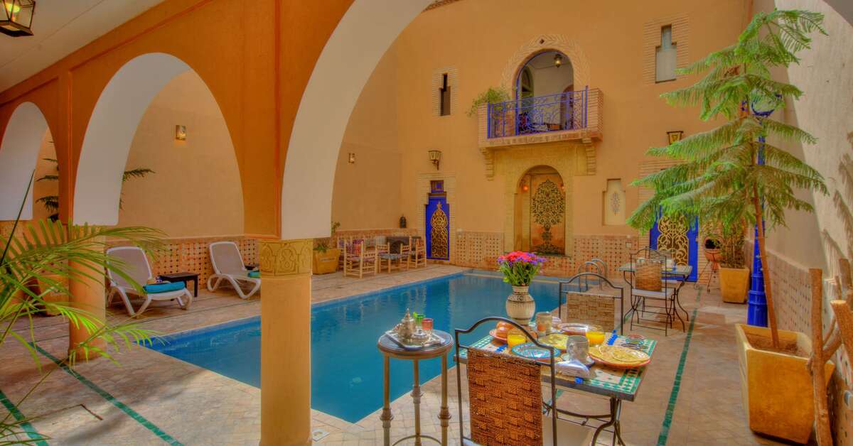 Een foto van Riad La Villa Bleue