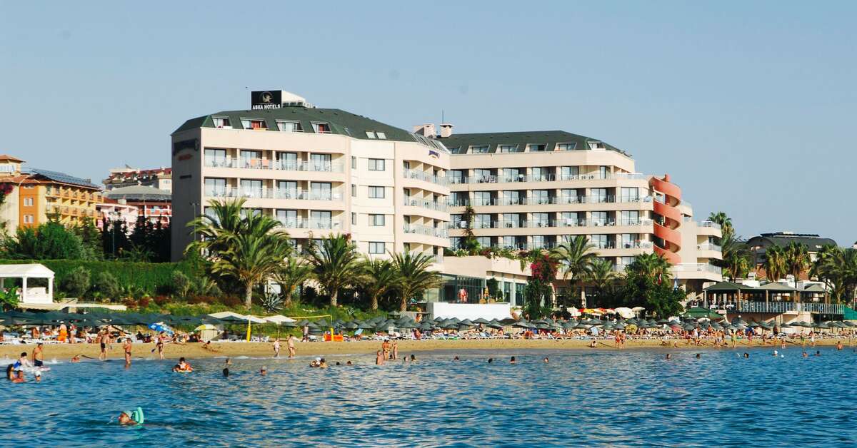 Ein Foto von der Außenansicht des Aska Just In Beach
