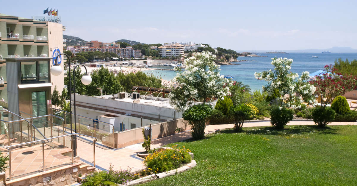 Een foto van een overzicht van Agua Beach Hotel