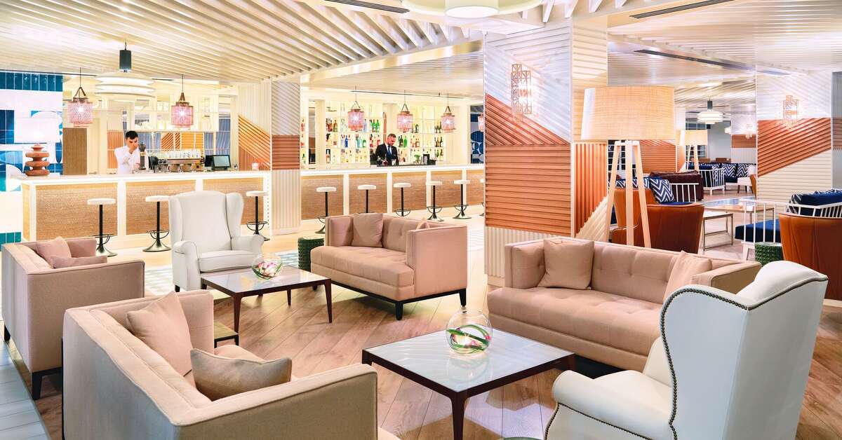 Een foto van het interieur van H10 Cambrils Playa