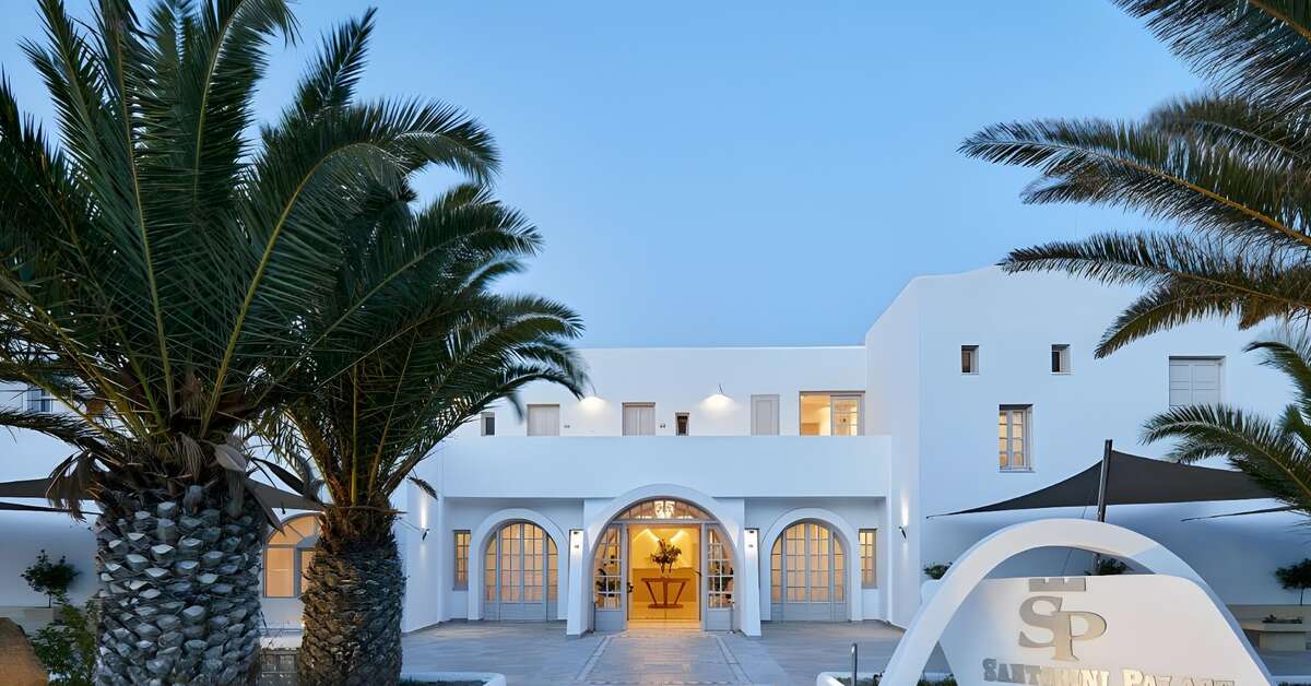 Een foto van Santorini Palace Hotel