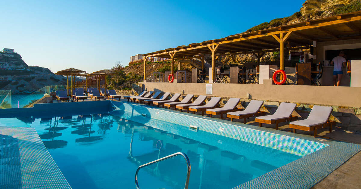 Een foto van het zwembad bij Lygaria Beach Hotel