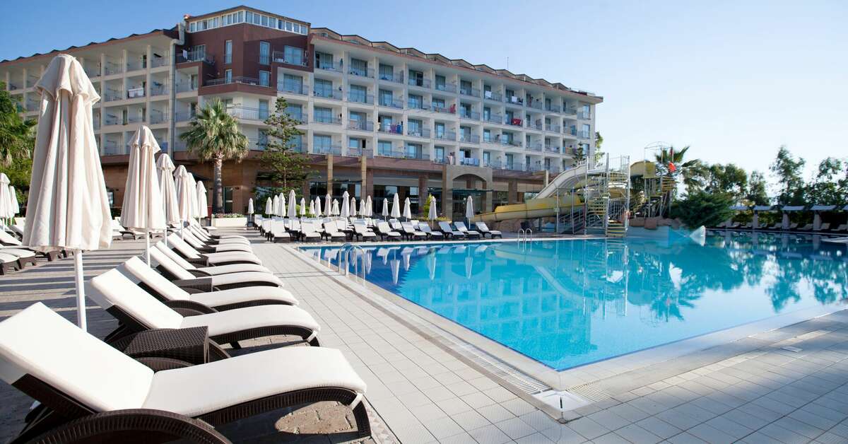 Een foto van het zwembad bij Hotel Eftalia Marin