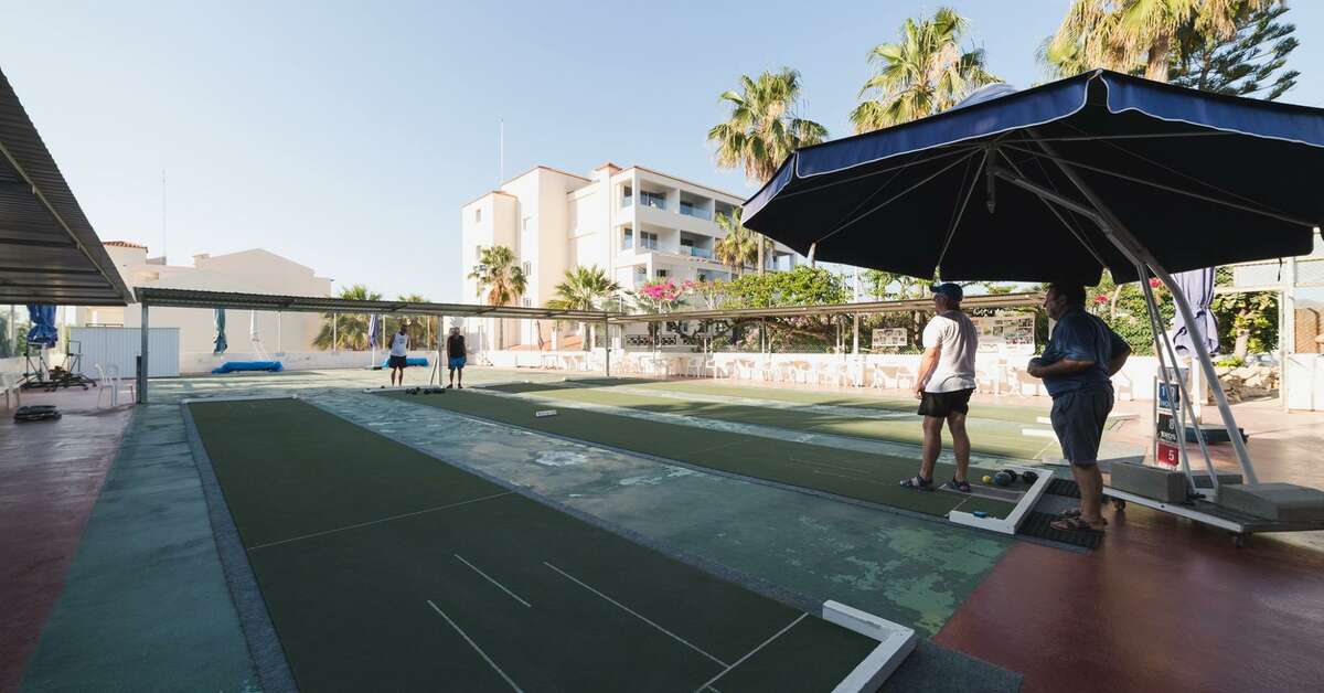 Een foto van de faciliteiten bij Hotel Mimosa Beach