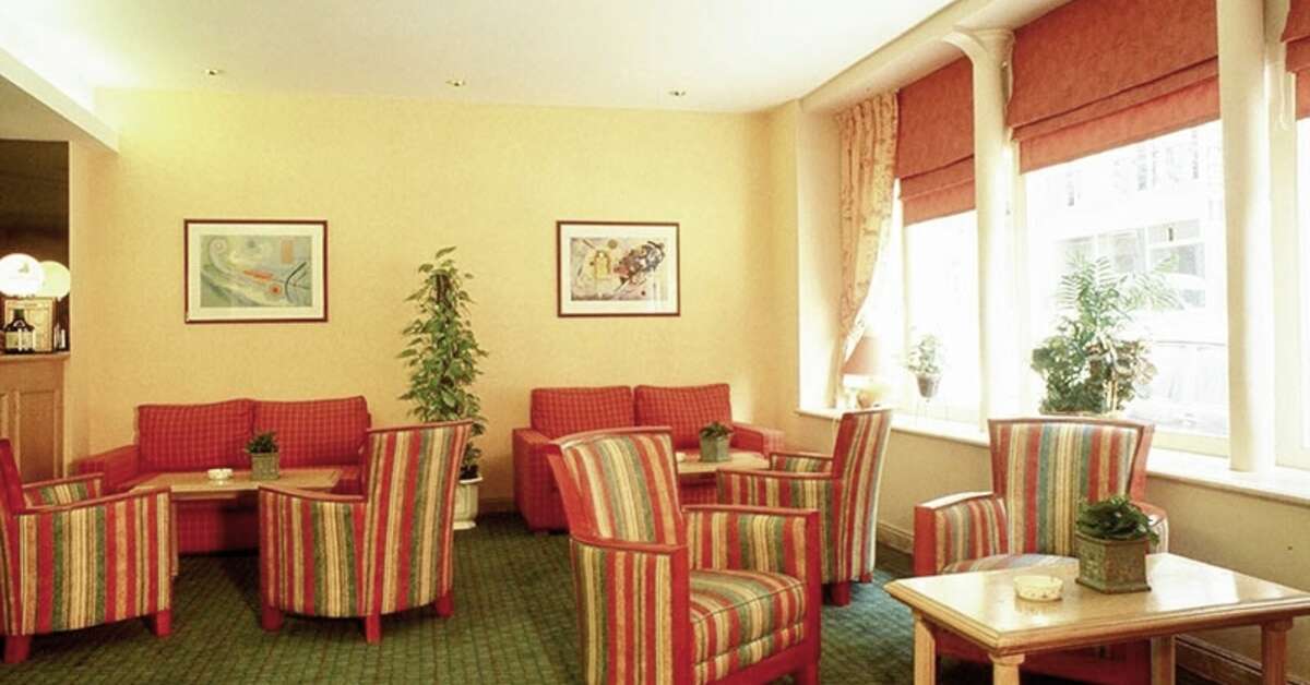 Een foto van het interieur van Hotel Residence du Pre