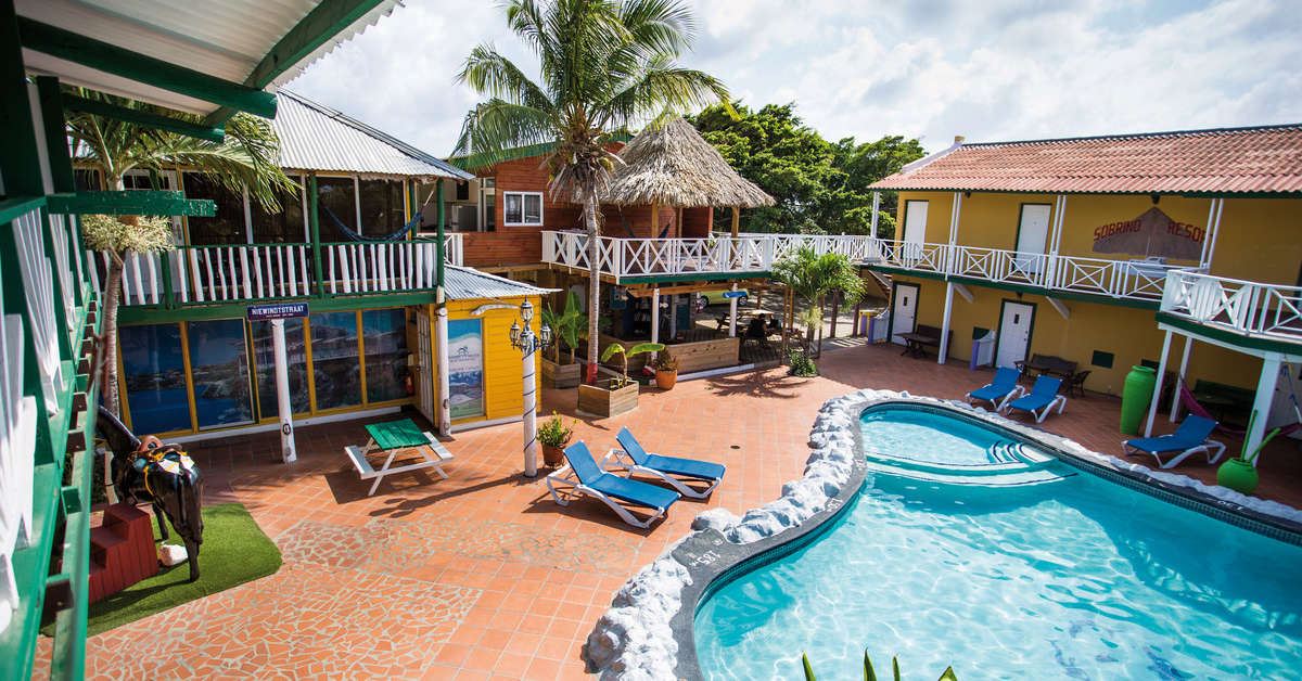 Ein Foto vom Pool im Rancho el Sobrino & Blue View Apartments