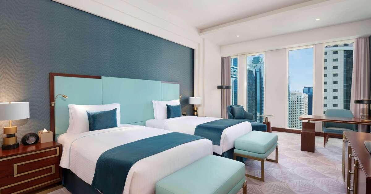 Een foto van Wyndham Grand Doha West Bay Beach