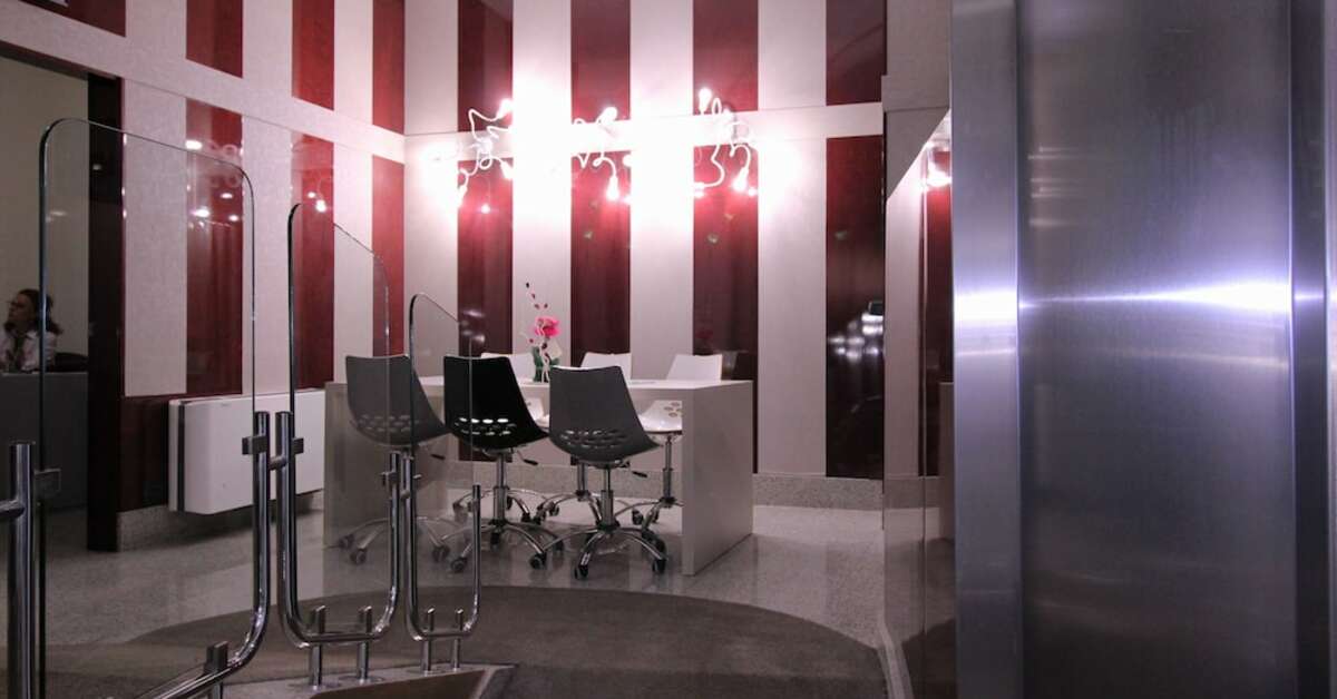Een foto van het interieur van Hotel Fly
