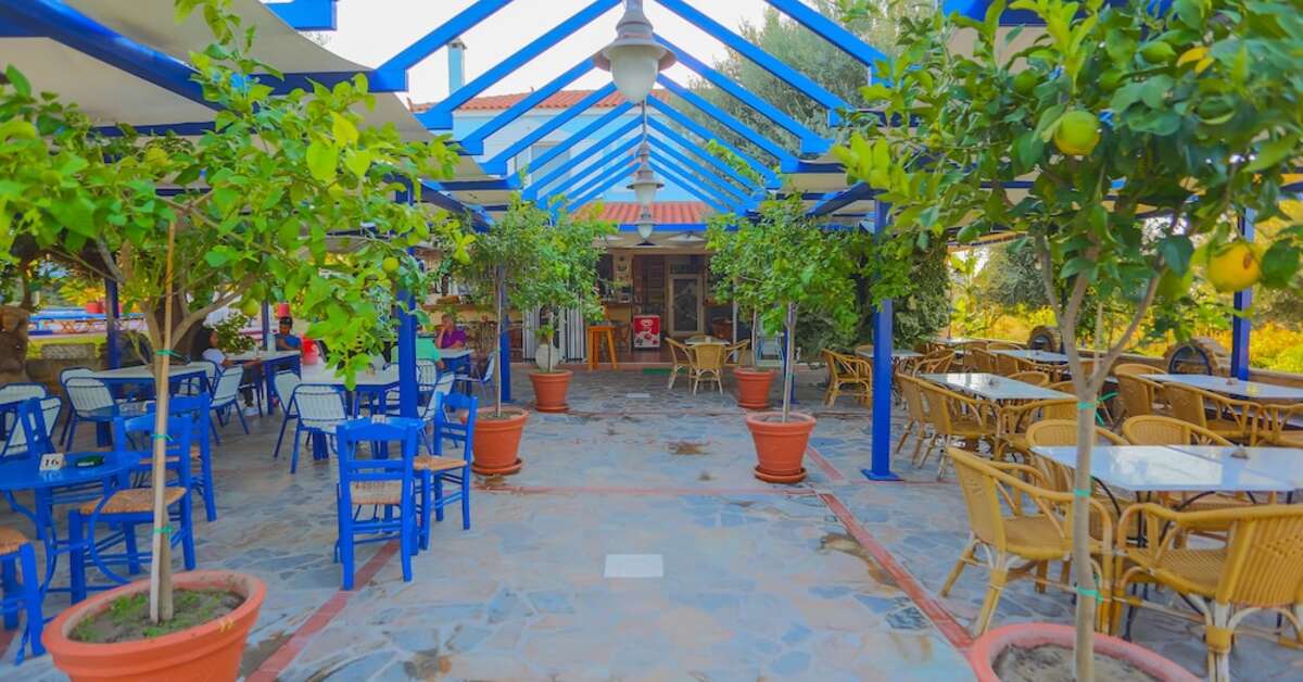 Een foto van de faciliteiten bij Filoxenia Hotel Tholos