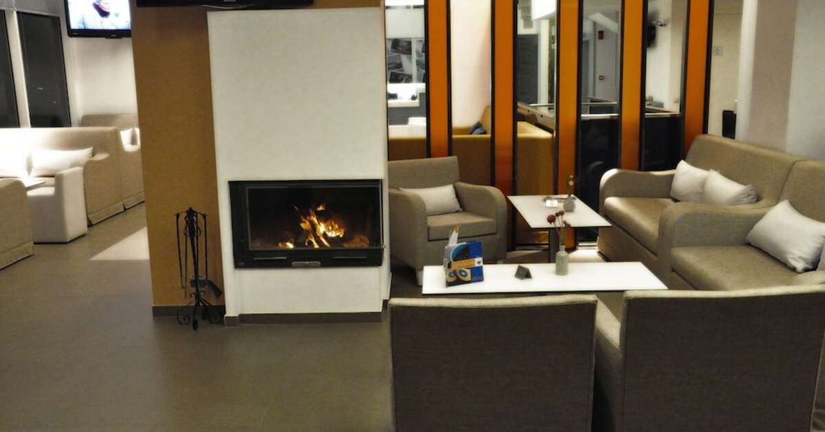 Een foto van het interieur van Hotel Astron