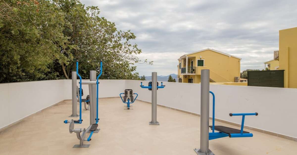 Ein Foto von den Einrichtungen im Corfu Aquamarine Hotel