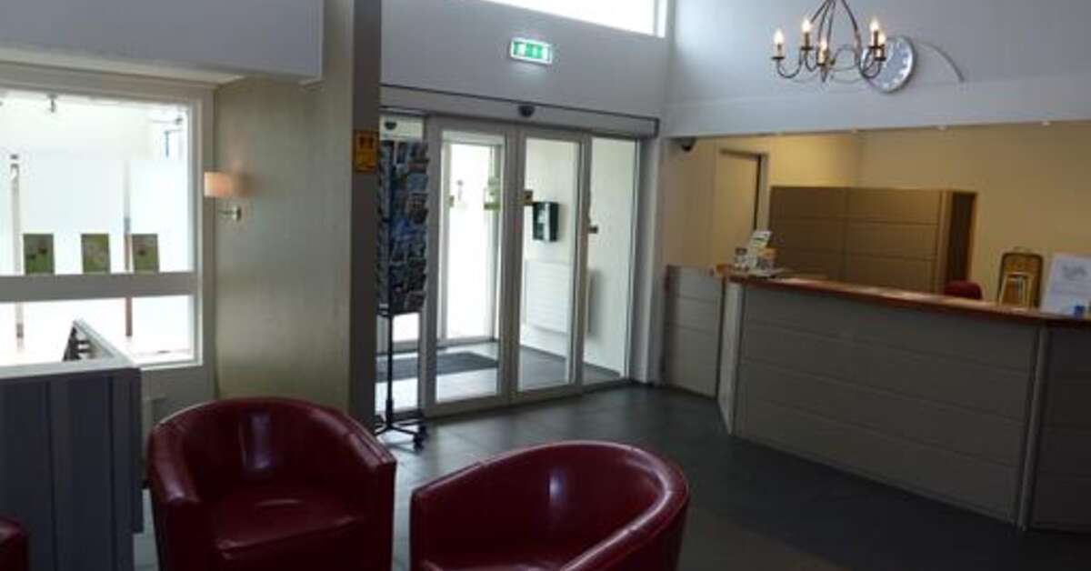 Een foto van het interieur van Fosshotel Lind