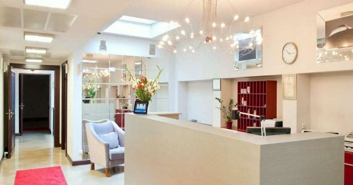 Een foto van het interieur van Hotel Unicus