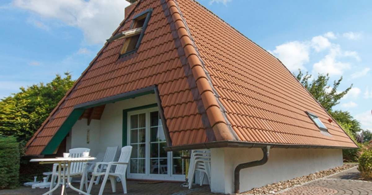 Ein Foto von der Außenansicht des Cuxland Ferienpark Dorum