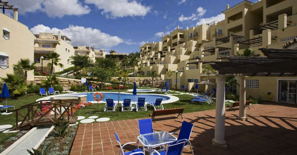 Een foto van het terras bij Colina del Paraiso