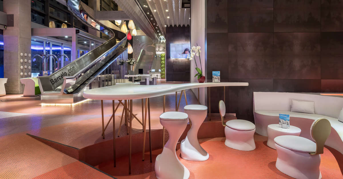Een foto van het interieur van Barcelo Malaga