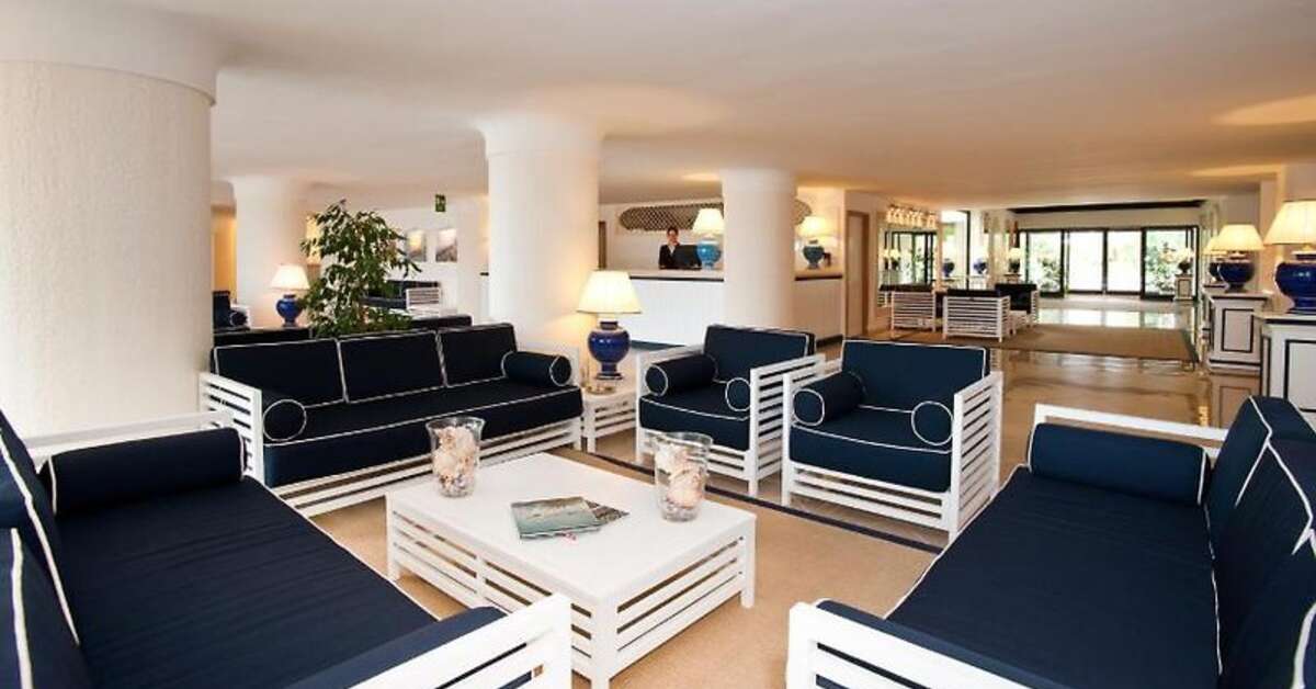 Een foto van het interieur van Hotel del Levante