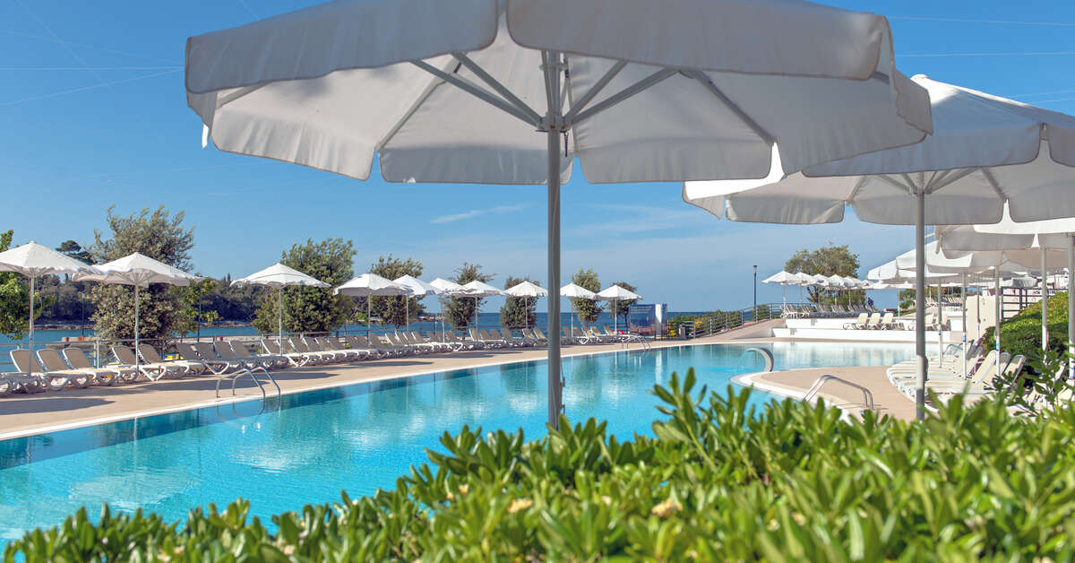Een foto van het zwembad bij Maistra Select Island Hotel Istra