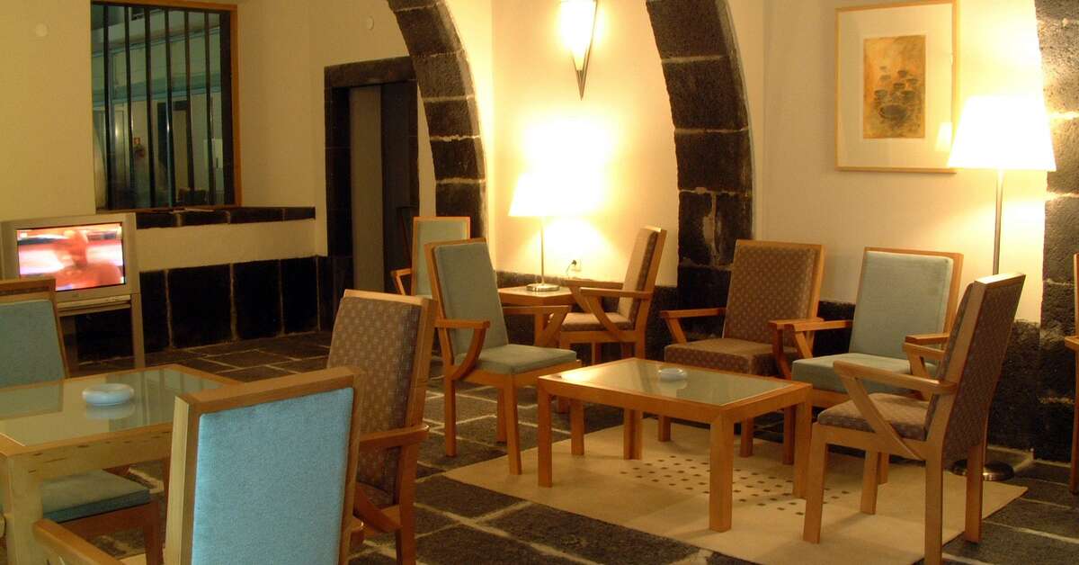 Een foto van het interieur van Hotel Do Colegio