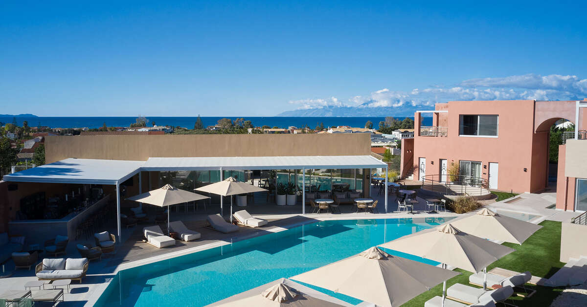 Een foto van het zwembad bij Lena Mare Boutique Hotel