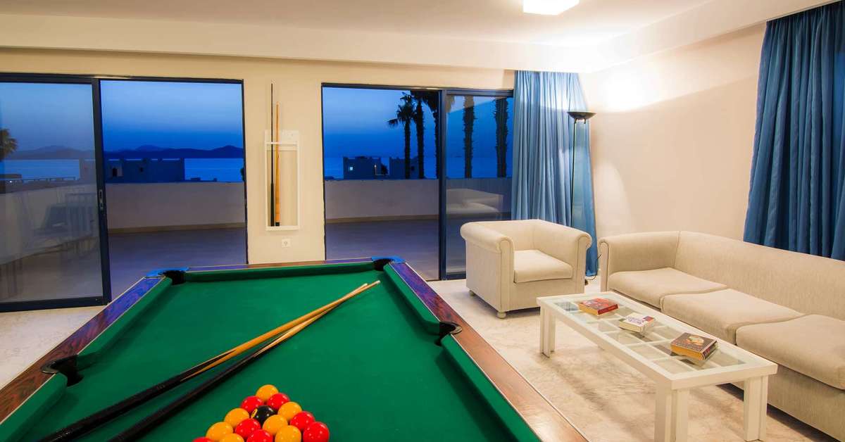 Een foto van de faciliteiten bij Aeolos Beach Hotel