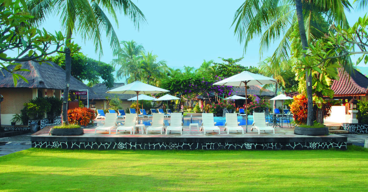 Een foto van het terras bij Aneka Lovina Villas & Spa