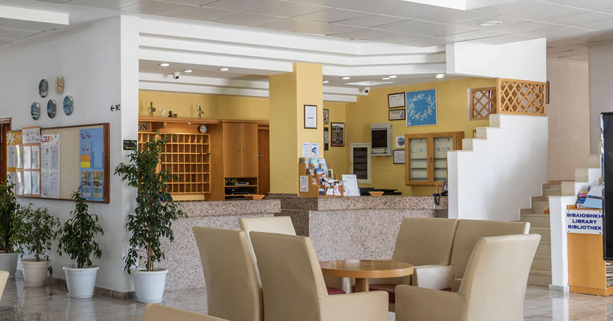 Een foto van het interieur van Hotel Tropical Sol