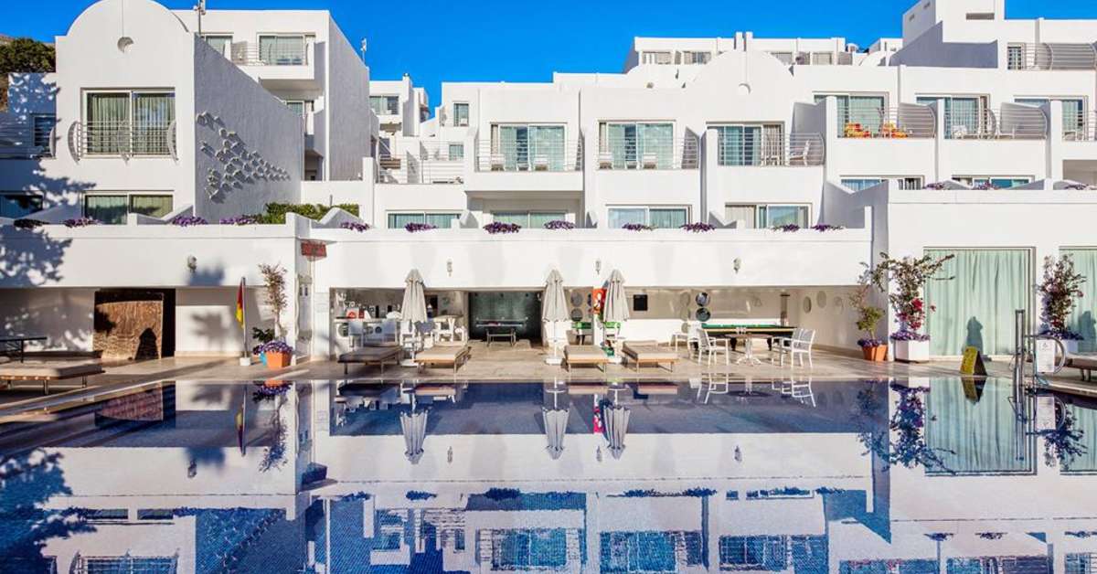 Een foto van het zwembad bij Agaya Bodrum