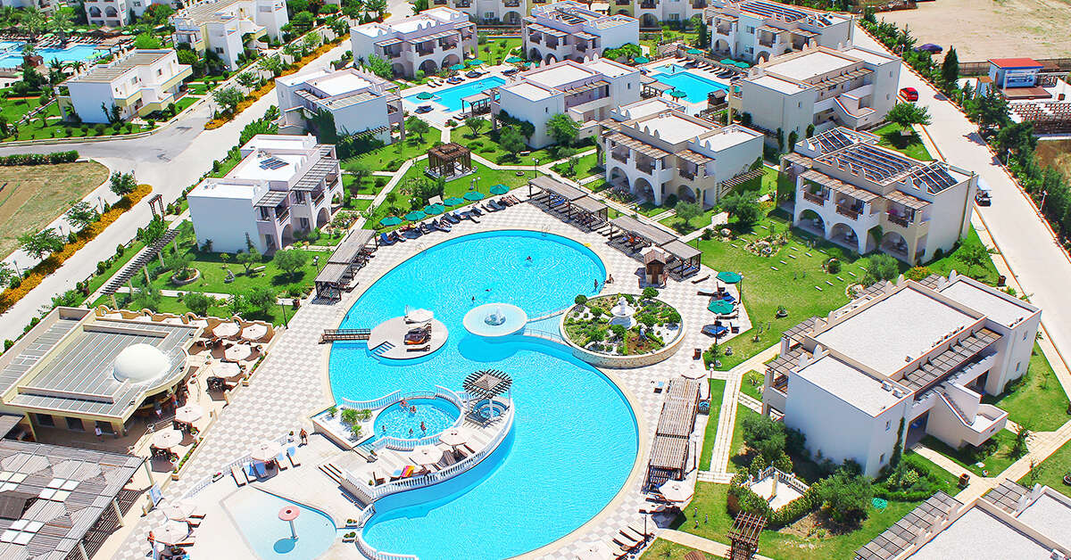 Een foto van een overzicht van Gaia Palace
