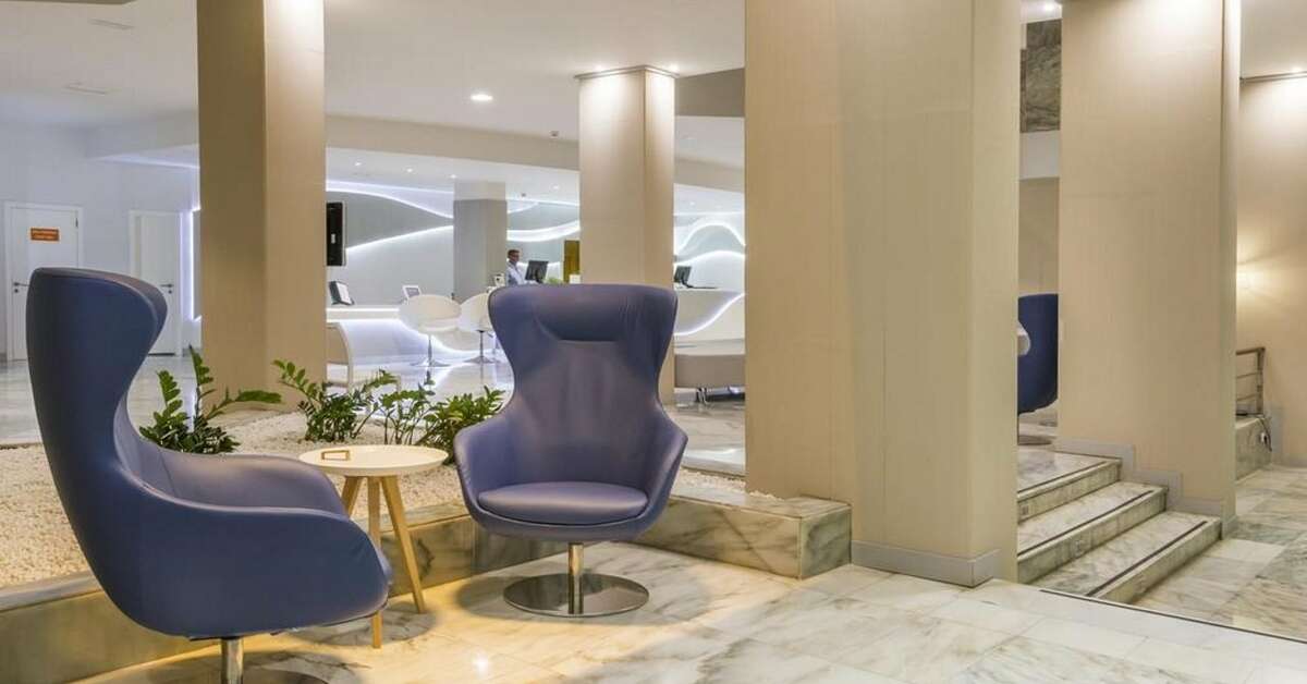 Een foto van het interieur van Hovima Costa Adeje