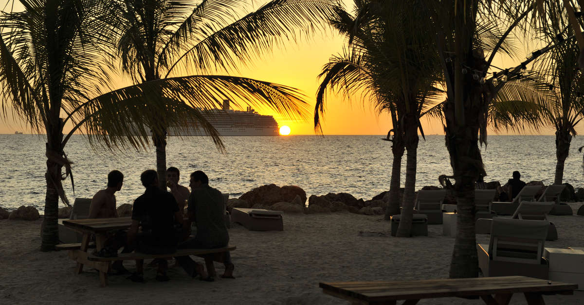 Een foto van het strand bij Time to Smile Chogogo Dive & Beach Resort Curacao