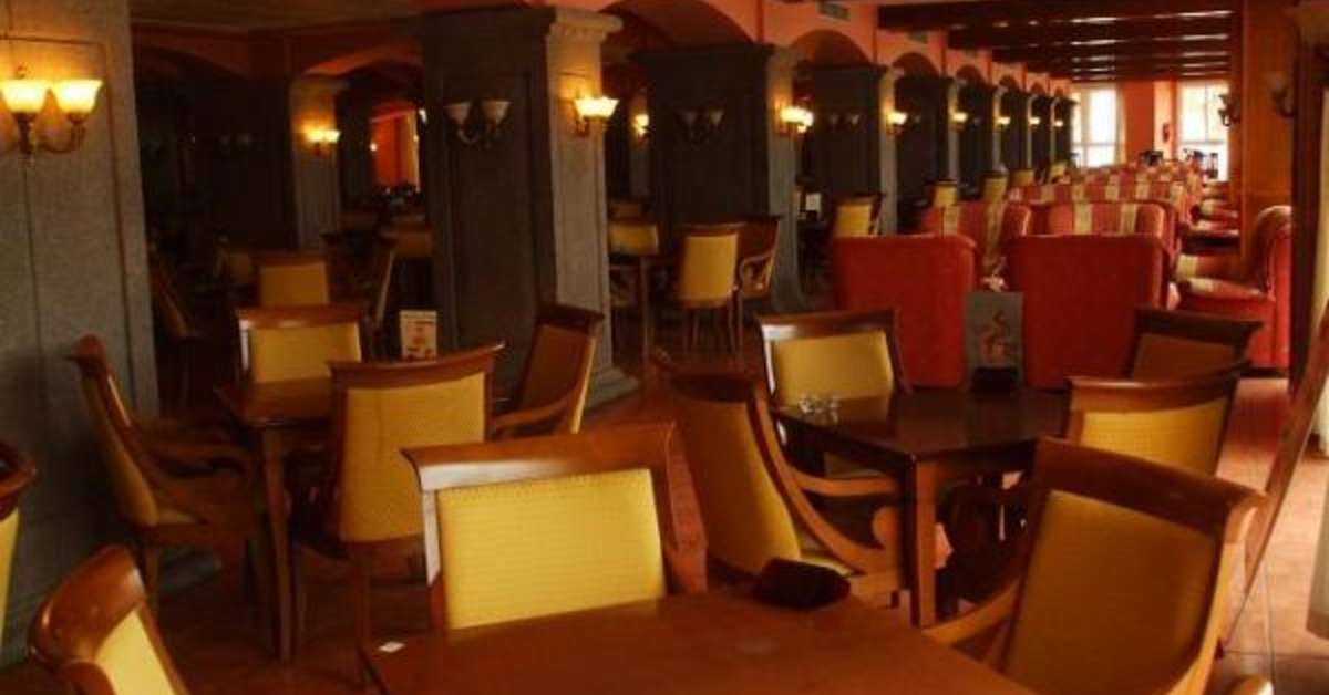 Een foto van het interieur van Gran Hotel Peniscola