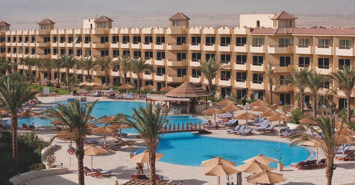 Een foto van het zwembad bij Amwaj Beach Club Abu Soma Resort
