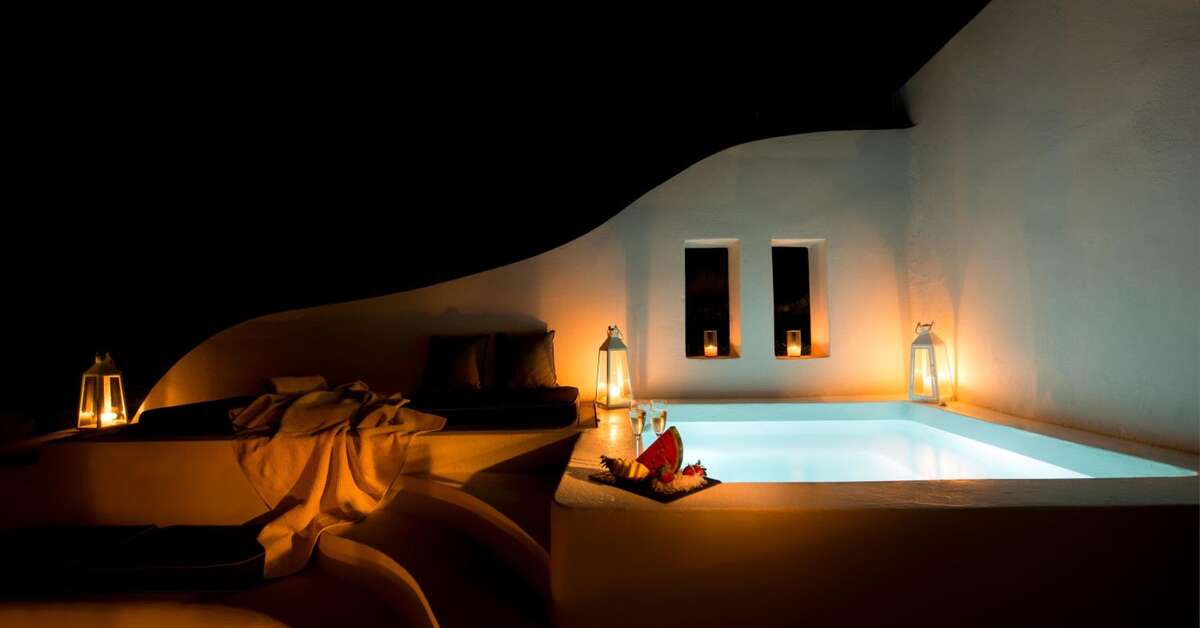 Ein Foto vom Pool im Avaton Resort & Spa