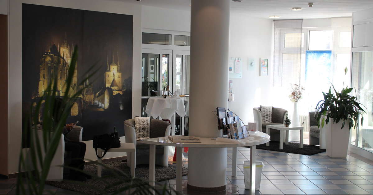 Ein Foto vom Innenbereich im H Plus Hotel Erfurt