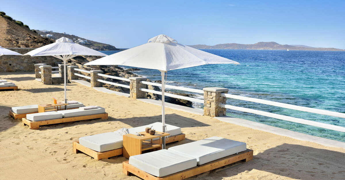 Een foto van het strand bij Anax Resort & Spa