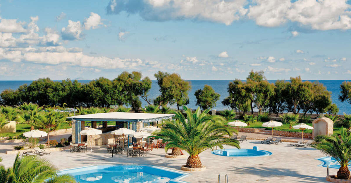 Ein Foto vom Pool im Santo Miramare Resort