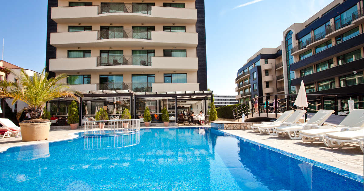 Een foto van het zwembad bij Hotel Lion Sunny Beach
