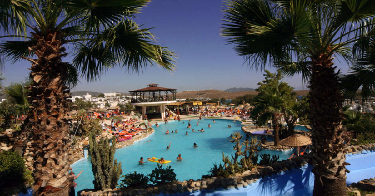 Een foto van het zwembad bij Phoenix Sun Hotel Bodrum