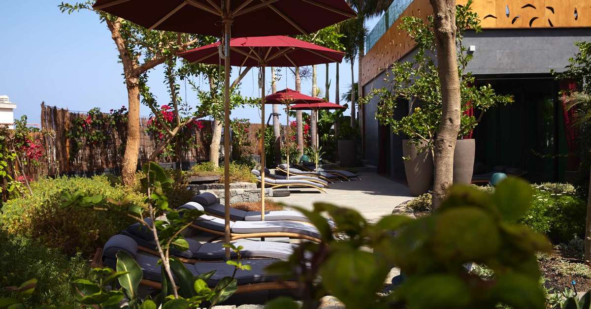 Een foto van het terras bij Bohemia Suites & Spa