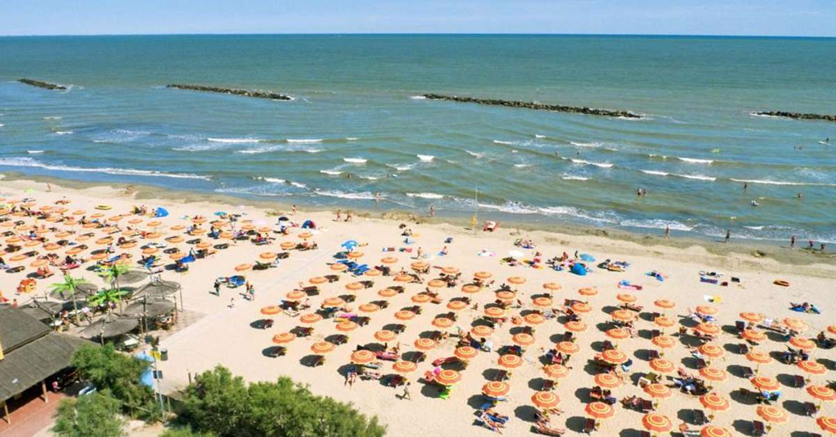 Een foto van het strand bij Camping Spiaggia e Mare