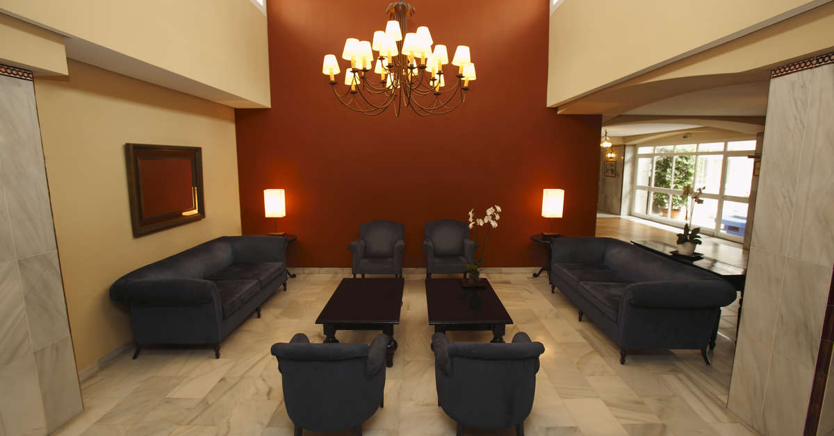 Een foto van het interieur van Hotel Occidental Puerto Banus