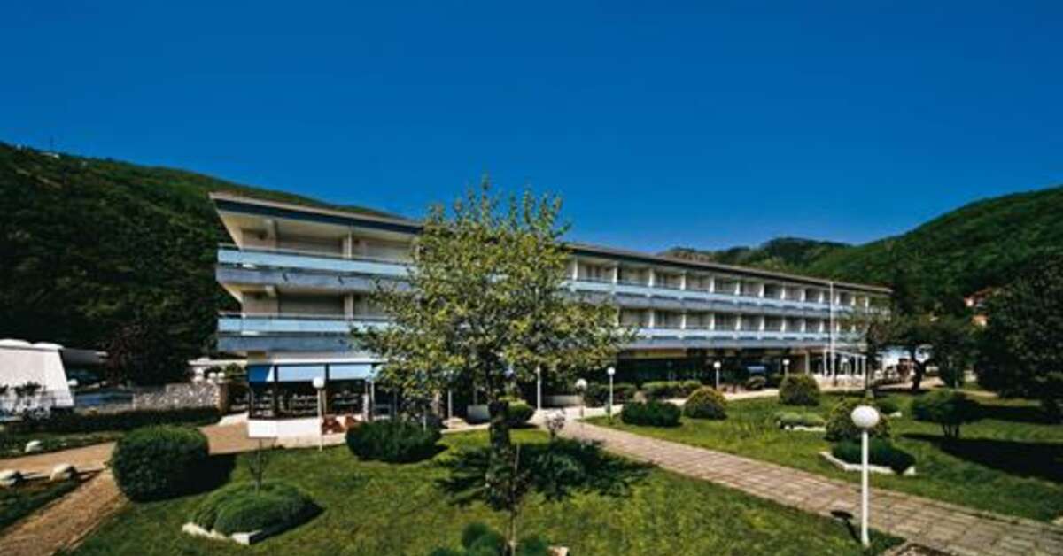 Een foto van de buitenkant van Hotel Marina