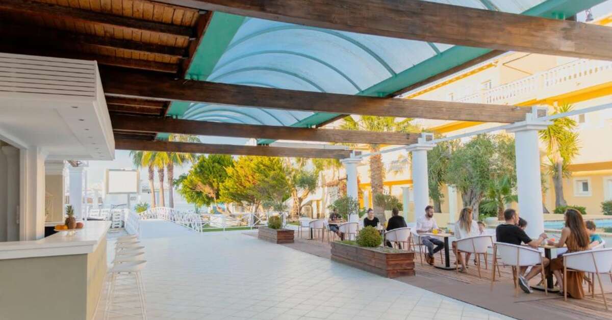Een foto van de faciliteiten bij Olive Grove Beachfront Kavos