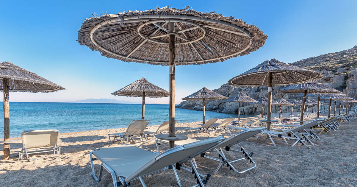 Een foto van het strand bij Sunrise Hotel Mykonos