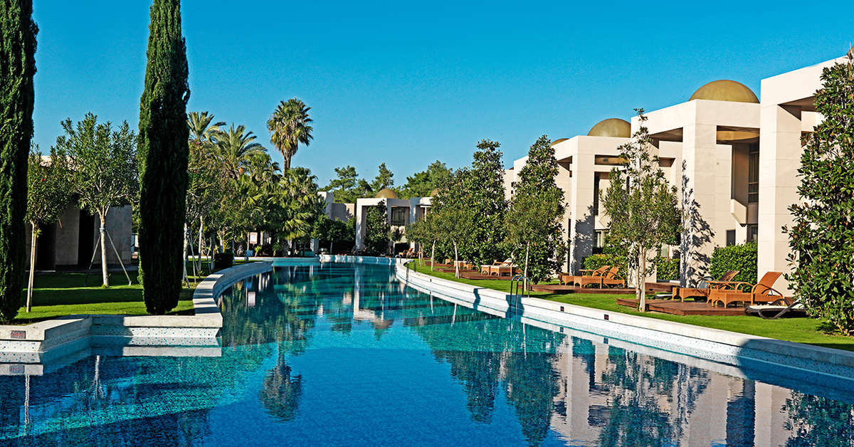 Ein Foto vom Pool im Gloria Serenity Resort