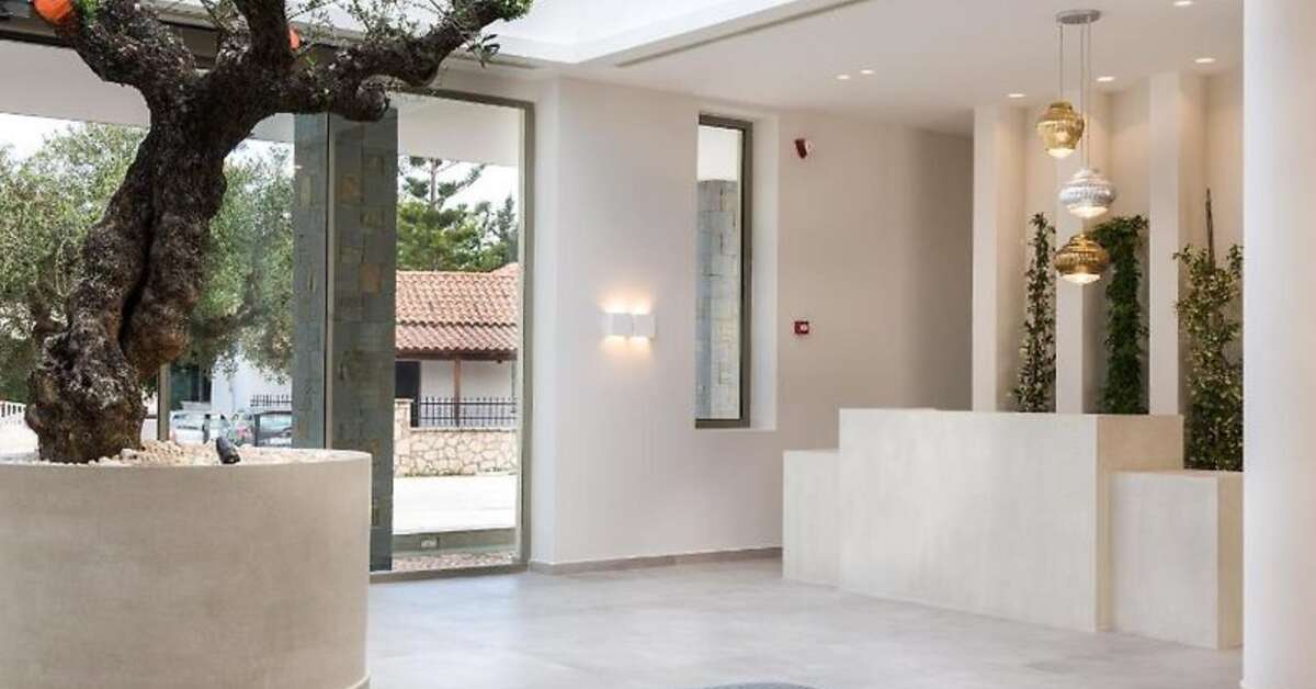 Een foto van het interieur van Tsamis Zante Suites