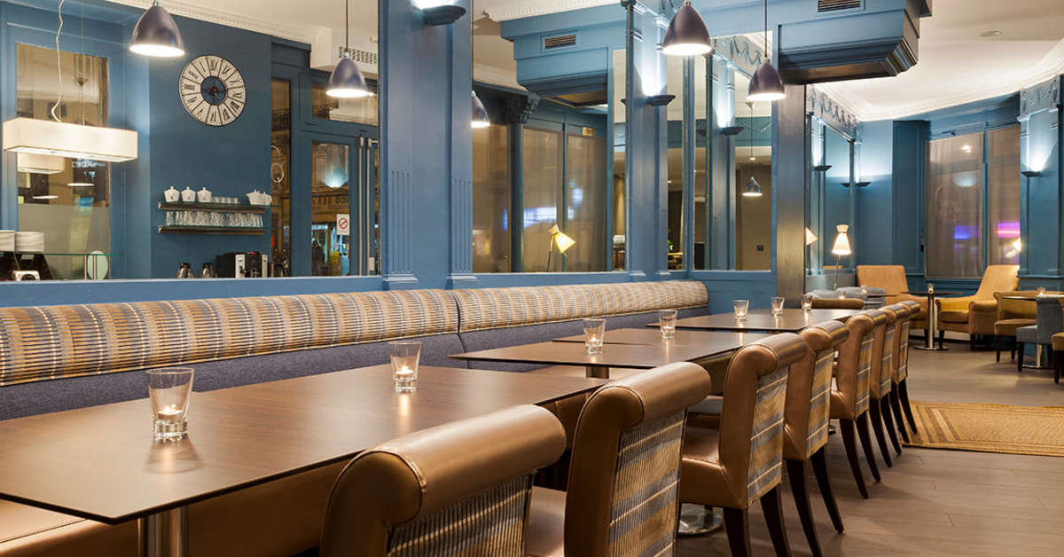 Een foto van het interieur van Hotel Appia la Fayette