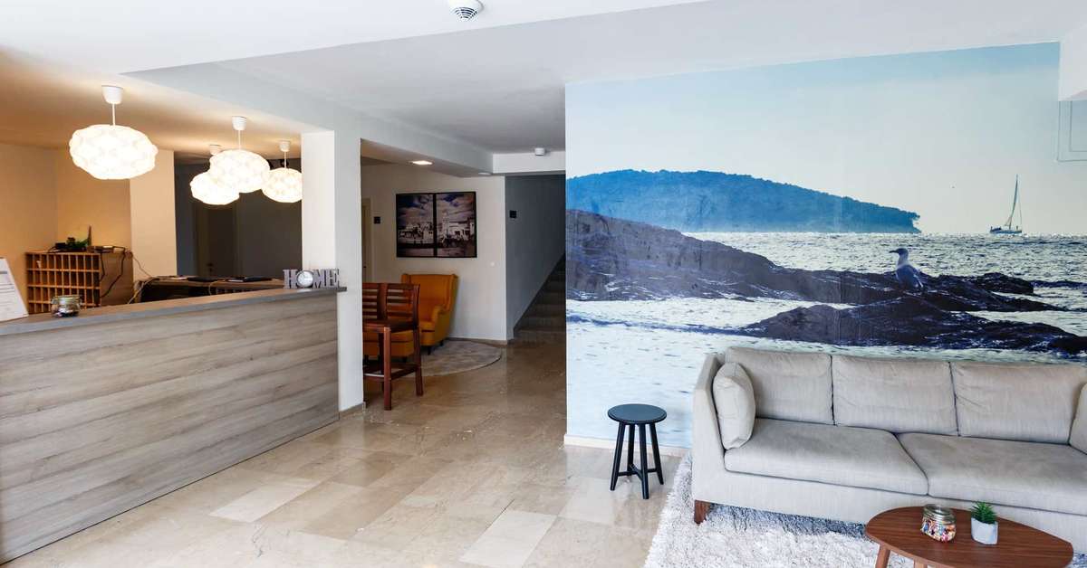 Een foto van het interieur van Villas Arausana & Antonina