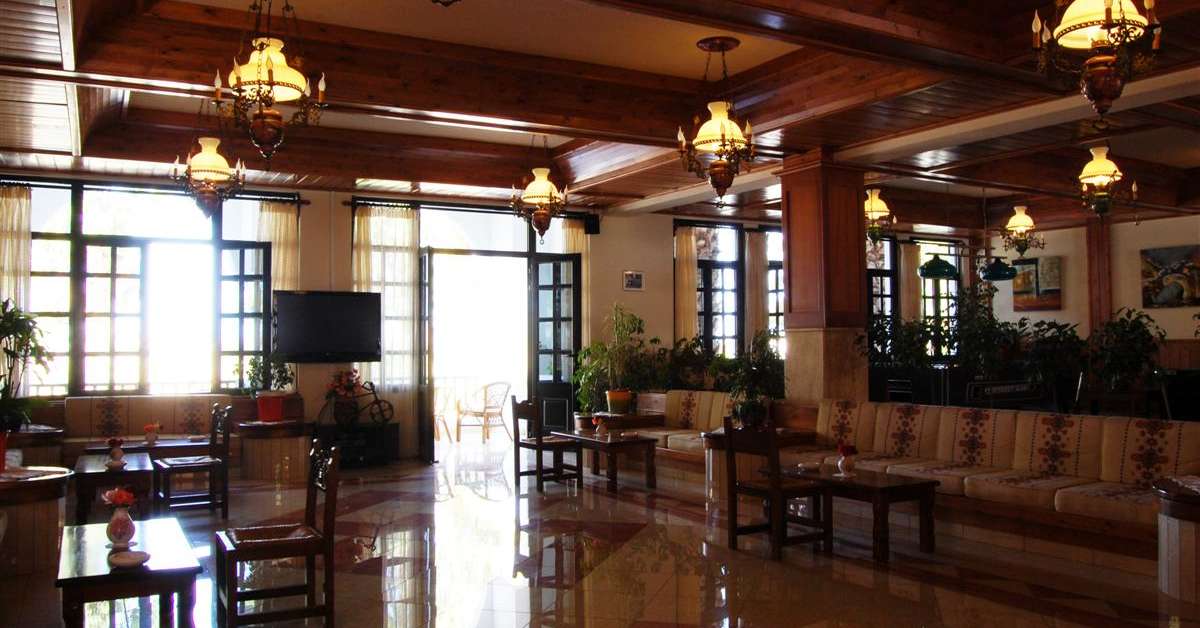 Een foto van het interieur van Hotel Palladium